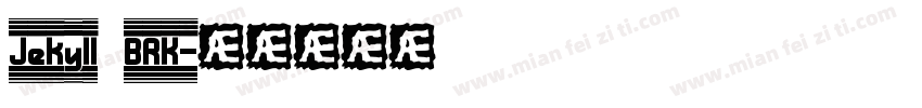 Jekyll BRK字体转换